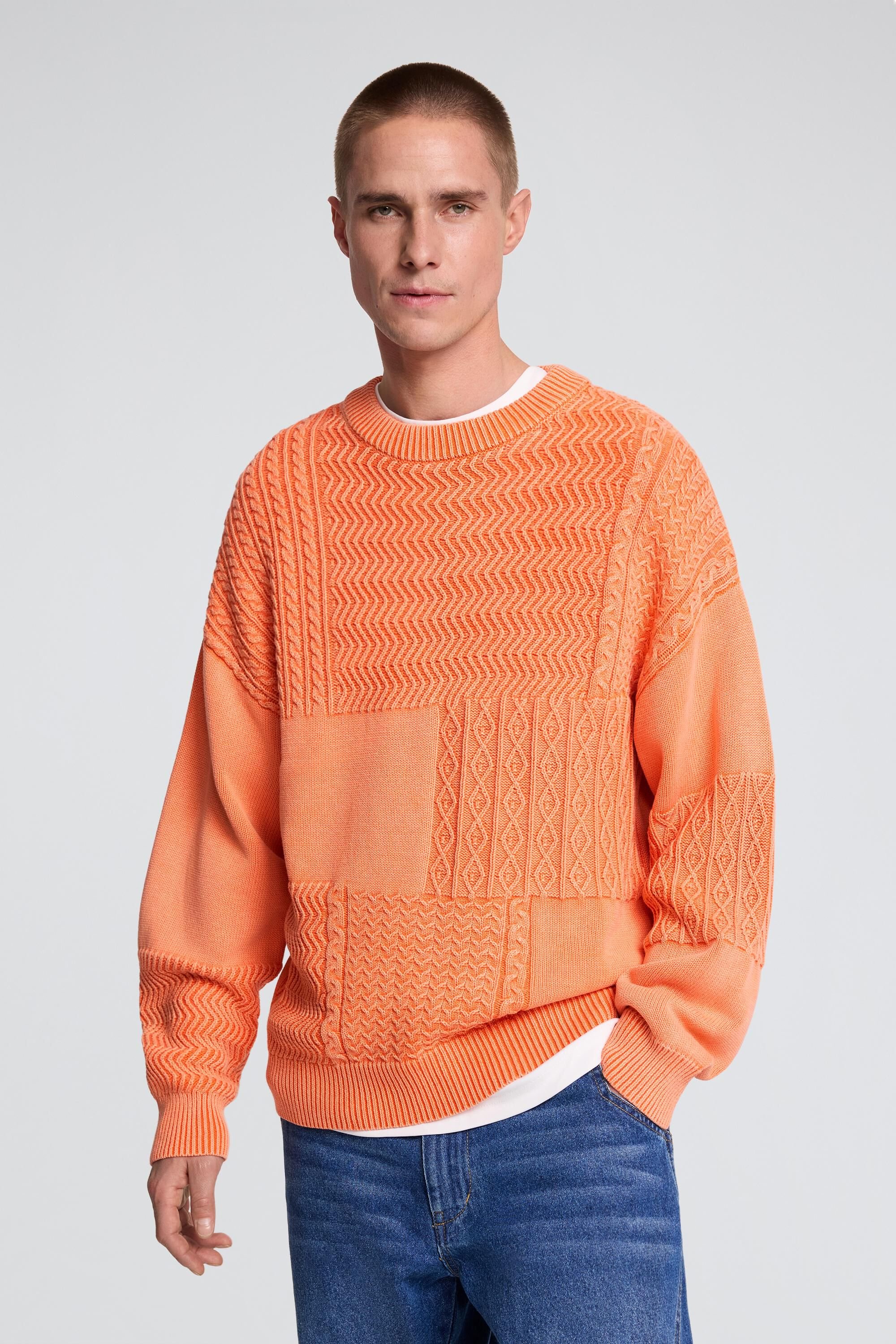 Pull en maille unie, DESIGUAL