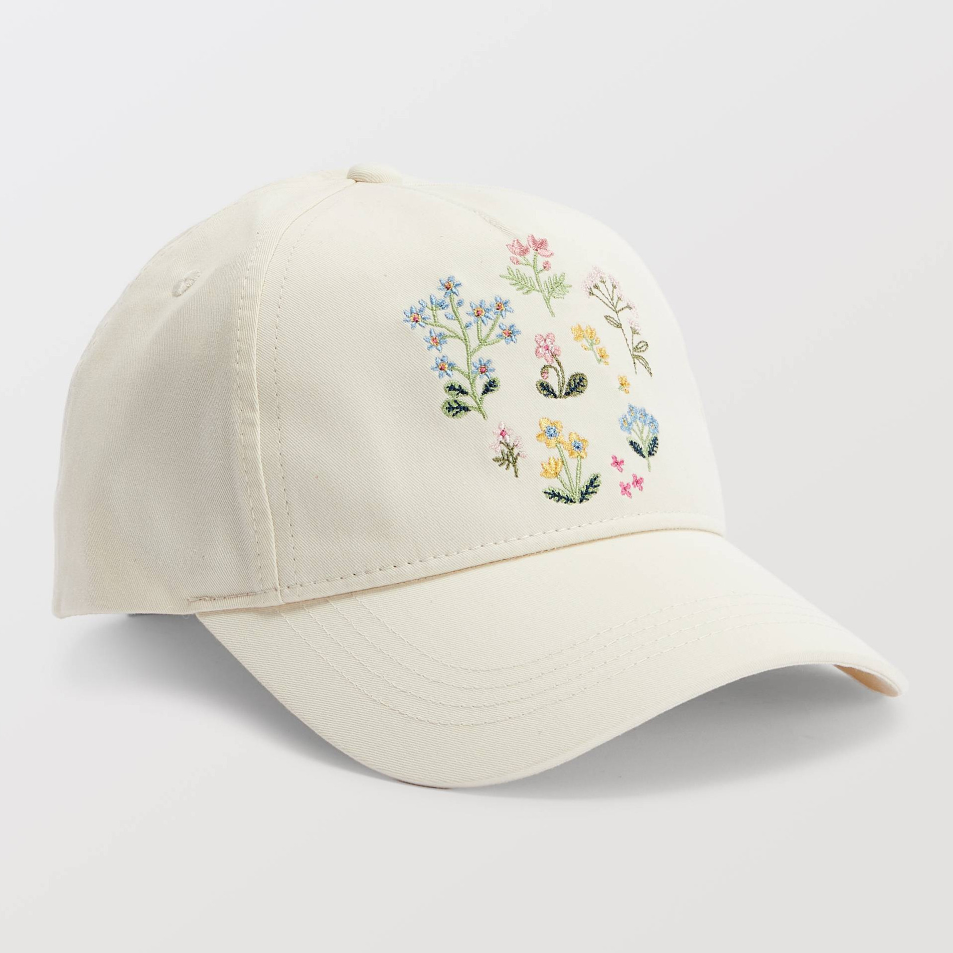 Casquette brodée en coton, MONOPRIX