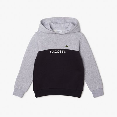 Embroidered Logo Cotton Hoodie LACOSTE
