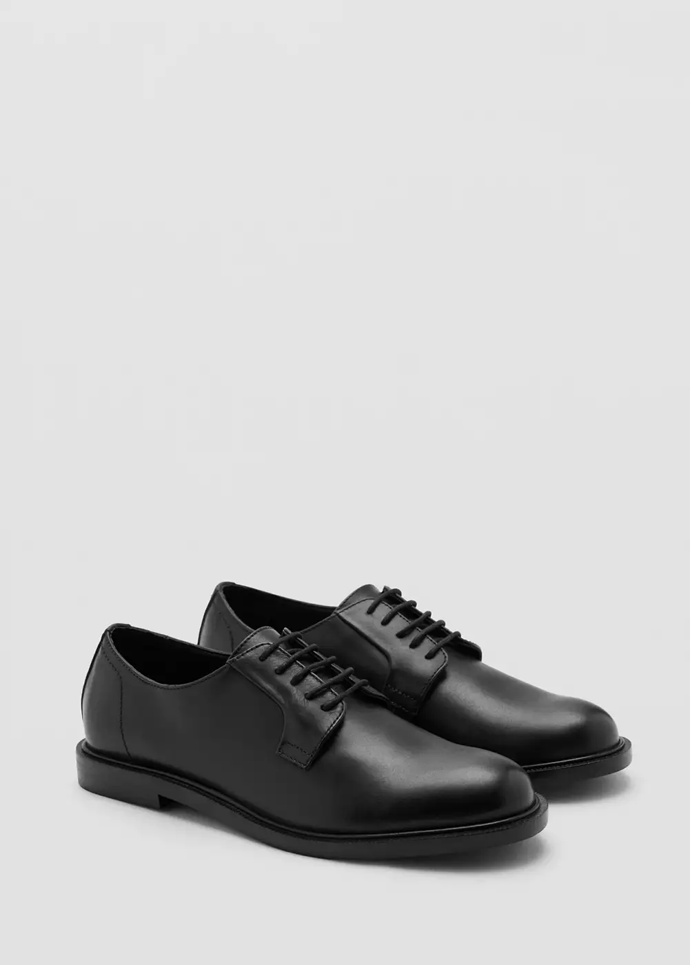 Chaussures lacées cuir, MANGO TEEN