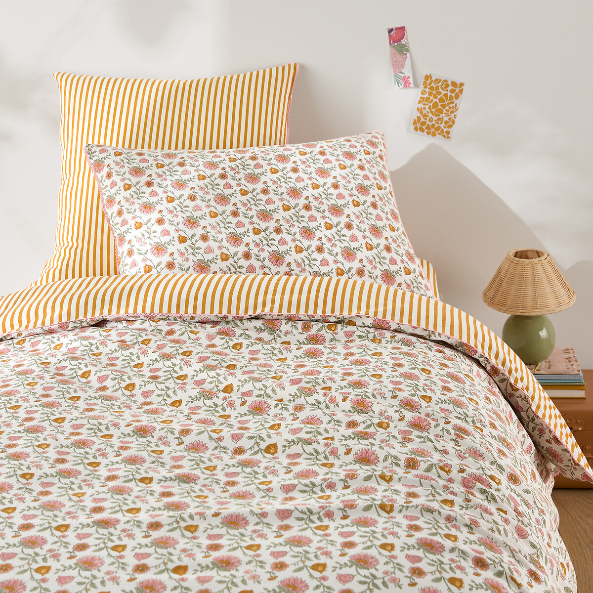 Housse de couette en coton lavé, Yassia, LA REDOUTE INTERIEURS