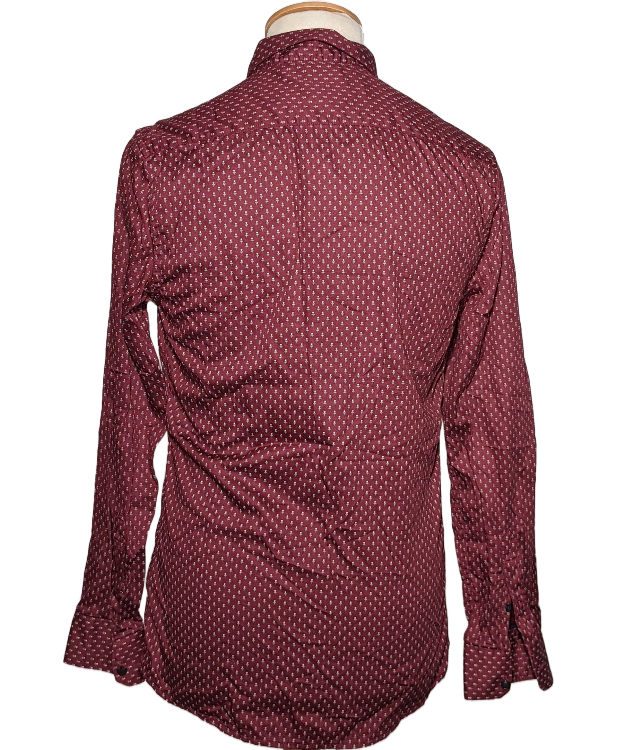 Chemise manches longues tres bon etat violet Zara La Redoute