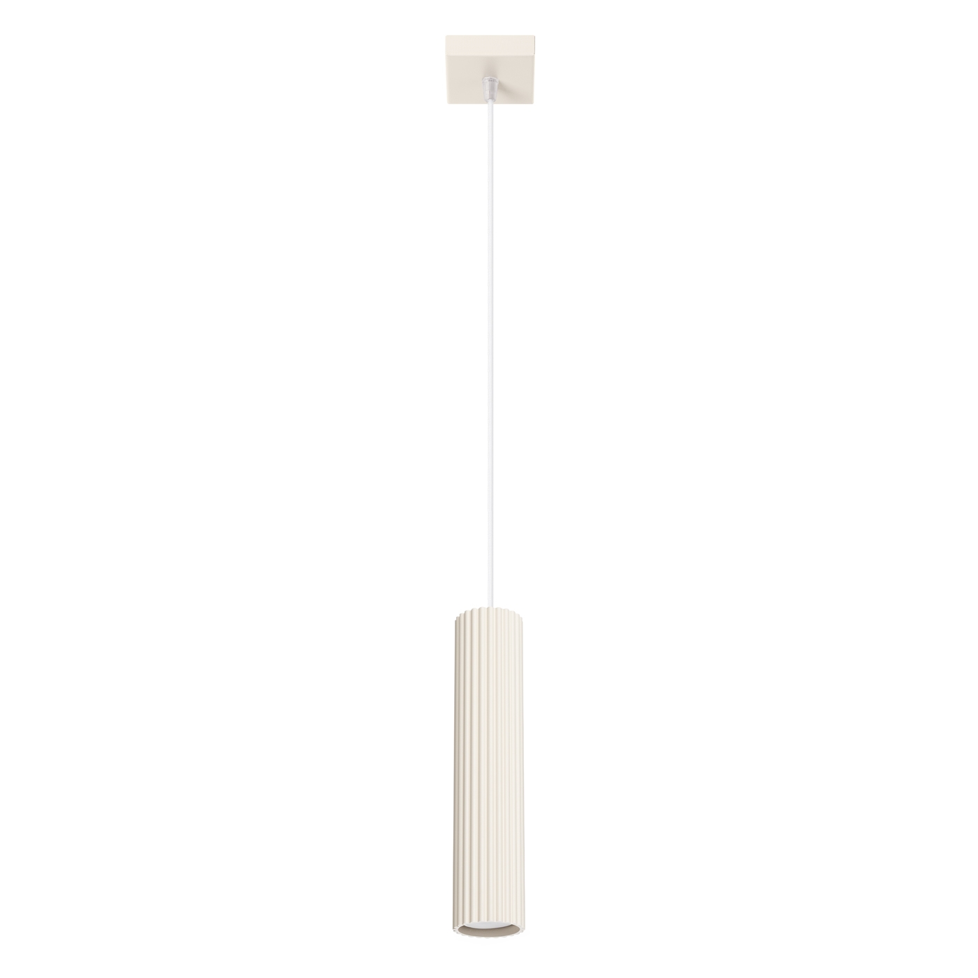 Suspension Aluminium Beige GU10 1 Karbon, EDEN