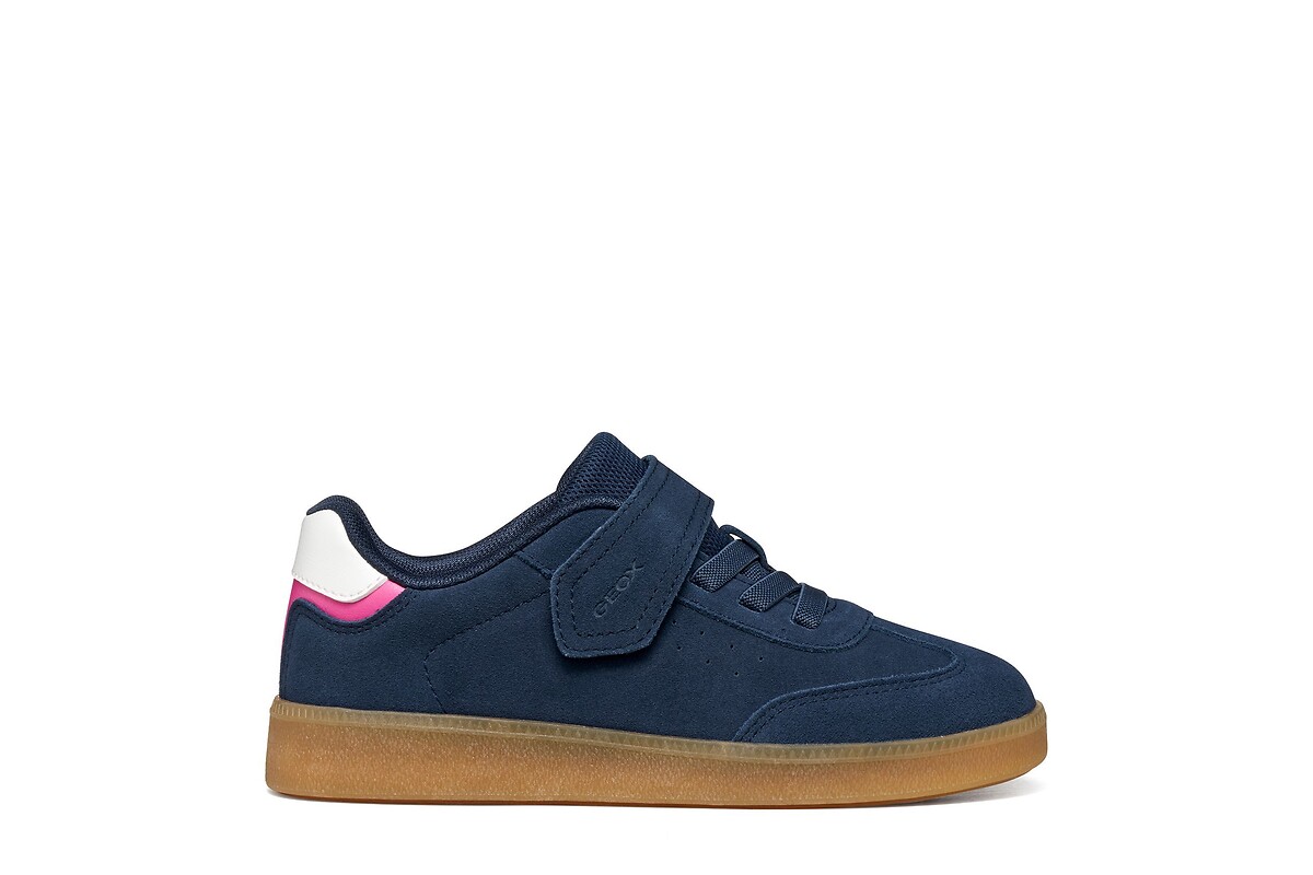Kids New Emberlix Breathable Suede Trainers, GEOX