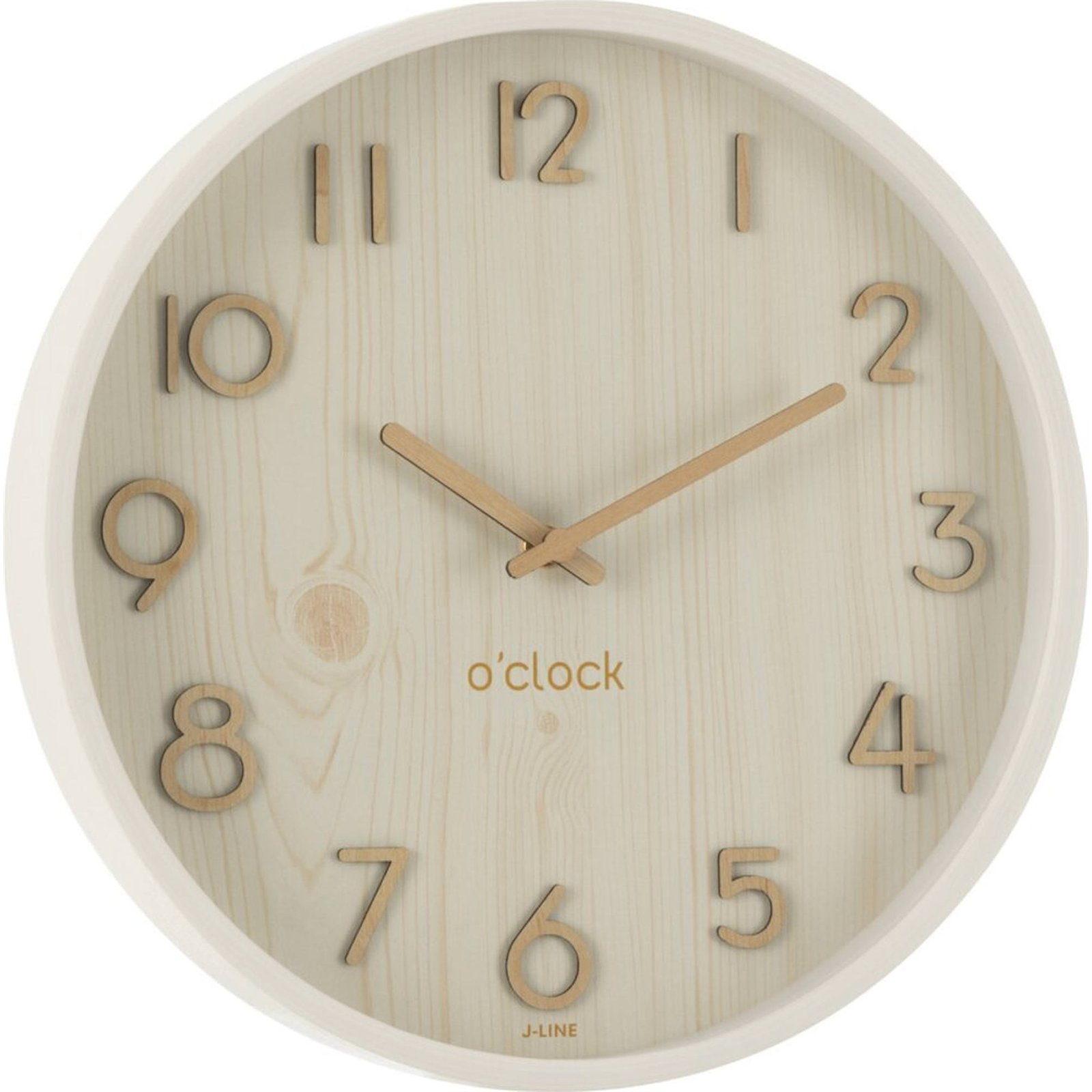 Horloge murale en bois, RECOLLECTION