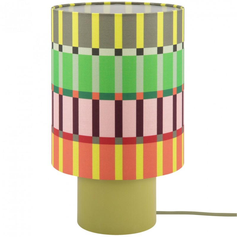 Lampe de table rayures design céramique  AURORA KAIDO, REMEMBER