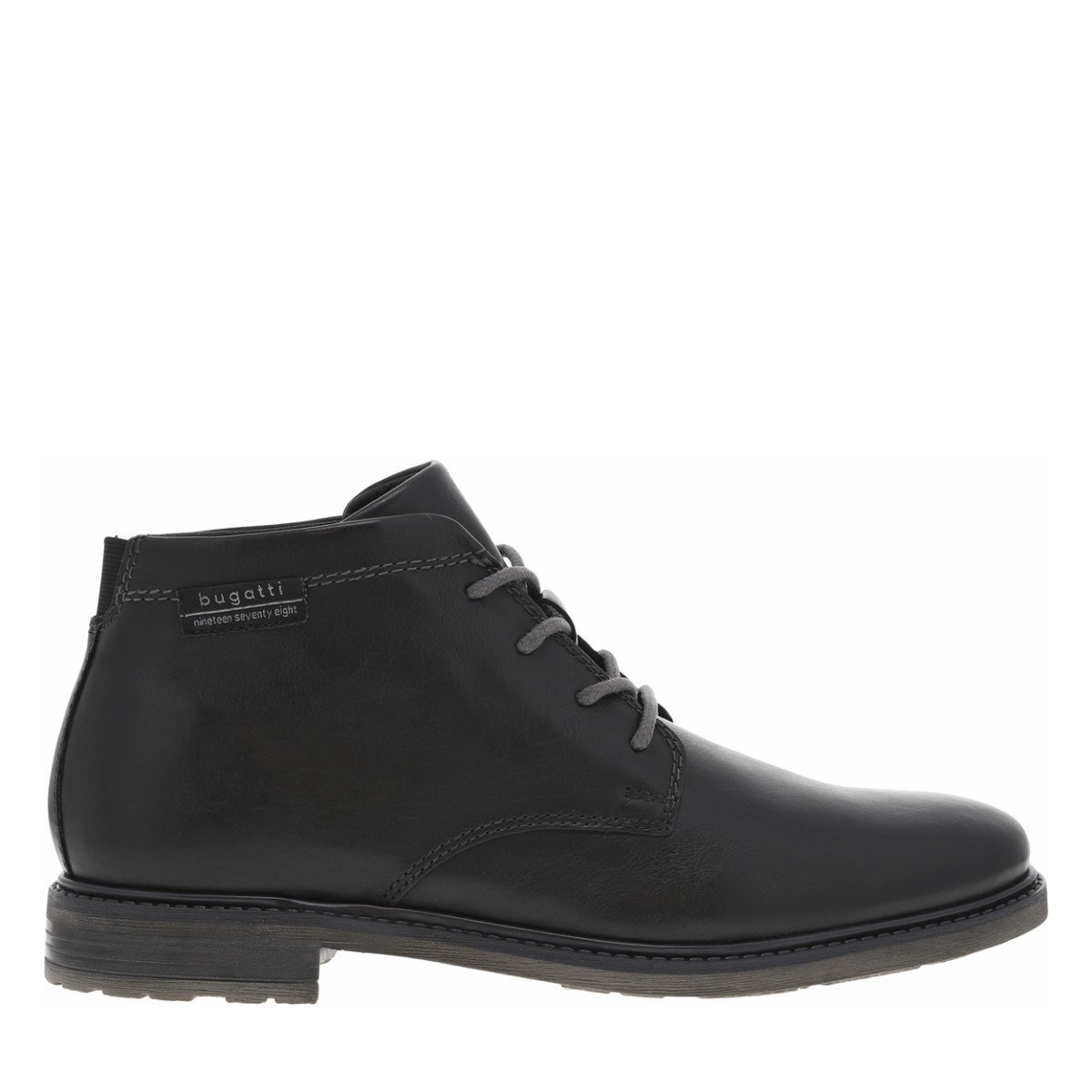 Bottines cuir talon plat, BUGATTI
