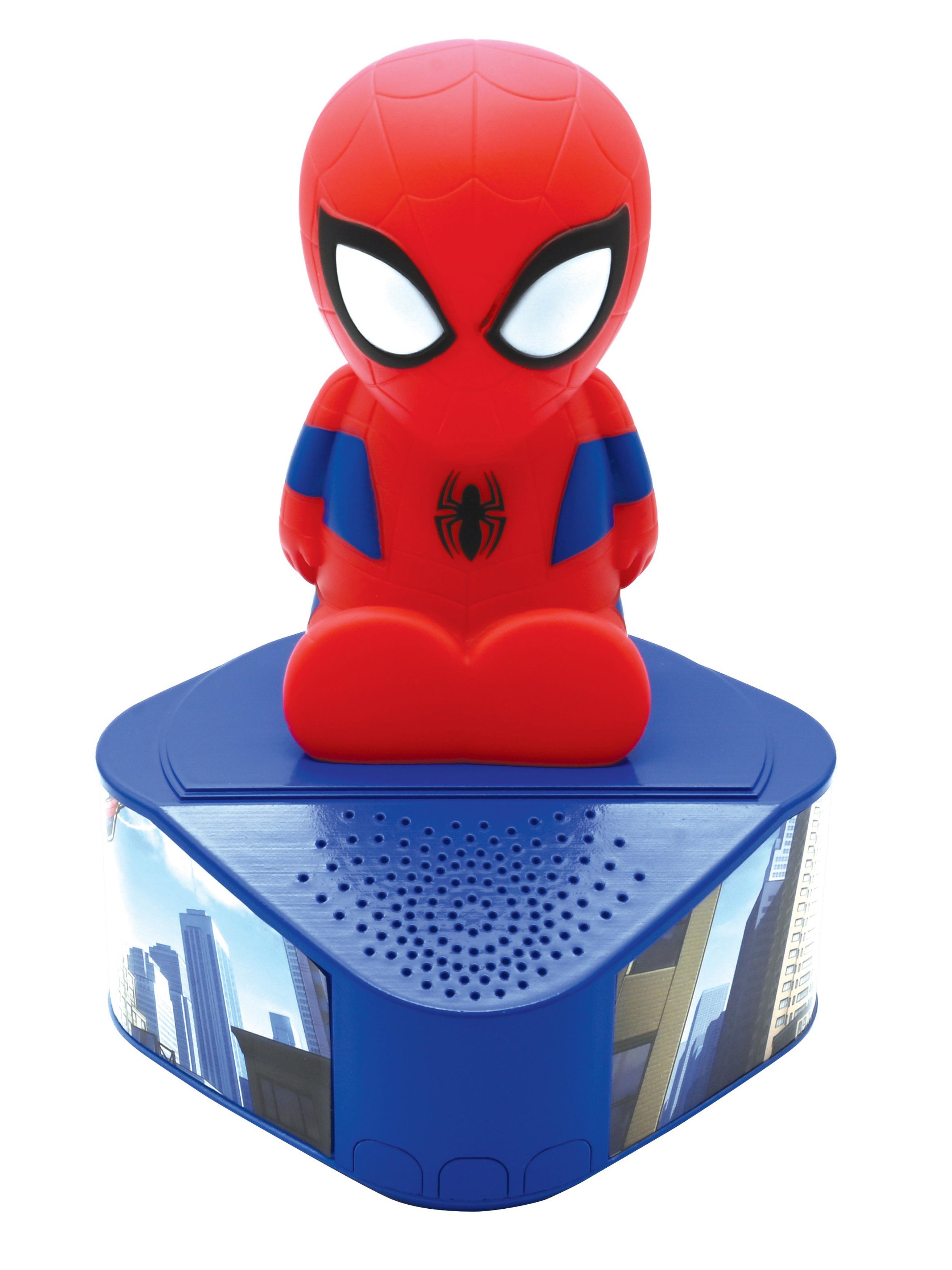 Enceinte Bluetooth avec figurine lumineuse de Spiderman, LEXIBOOK