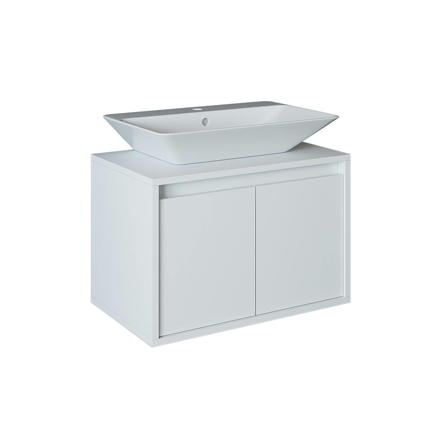 Meuble vasque suspendu 2 portes 65 cm MARN, PIER IMPORT