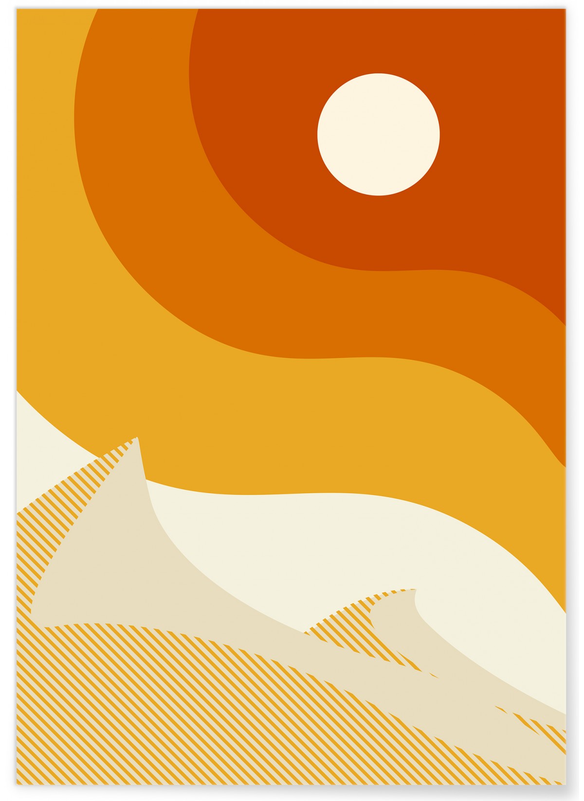 Affiche Abstract Landscape 7, L'AFFICHERIE