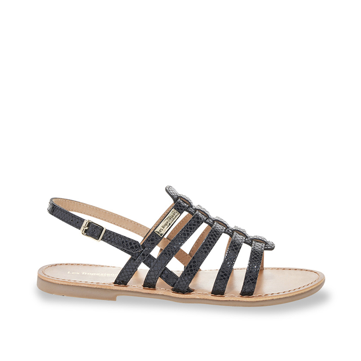 Sandales plates en cuir HIKANO, LES TROPEZIENNES PAR M.BELARBI