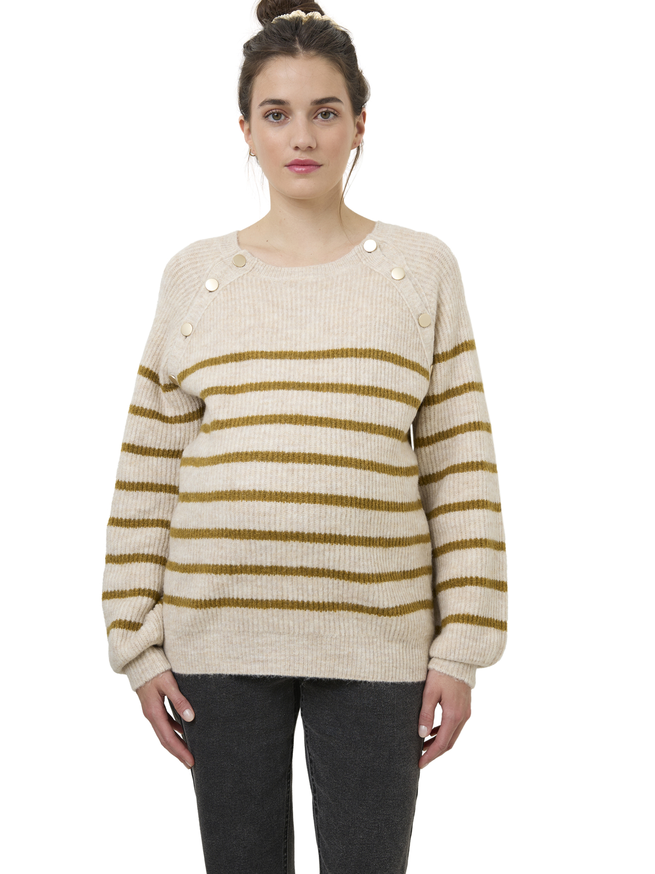 Pull style marinière grossesse et allaitement ouvertures épaules, VERTBAUDET