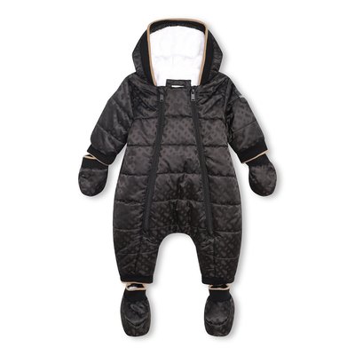 Baby's Quilted Hooded Pramsuit BOSS KIDSWEAR