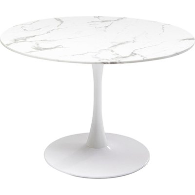 Table Veneto blanche 110cm KARE DESIGN