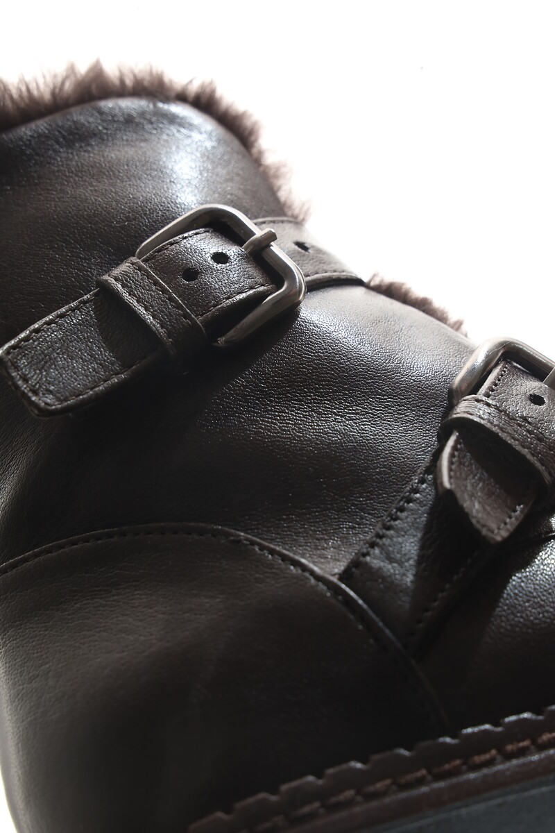 MJUS Botines de piel con borreguillo — foto 5