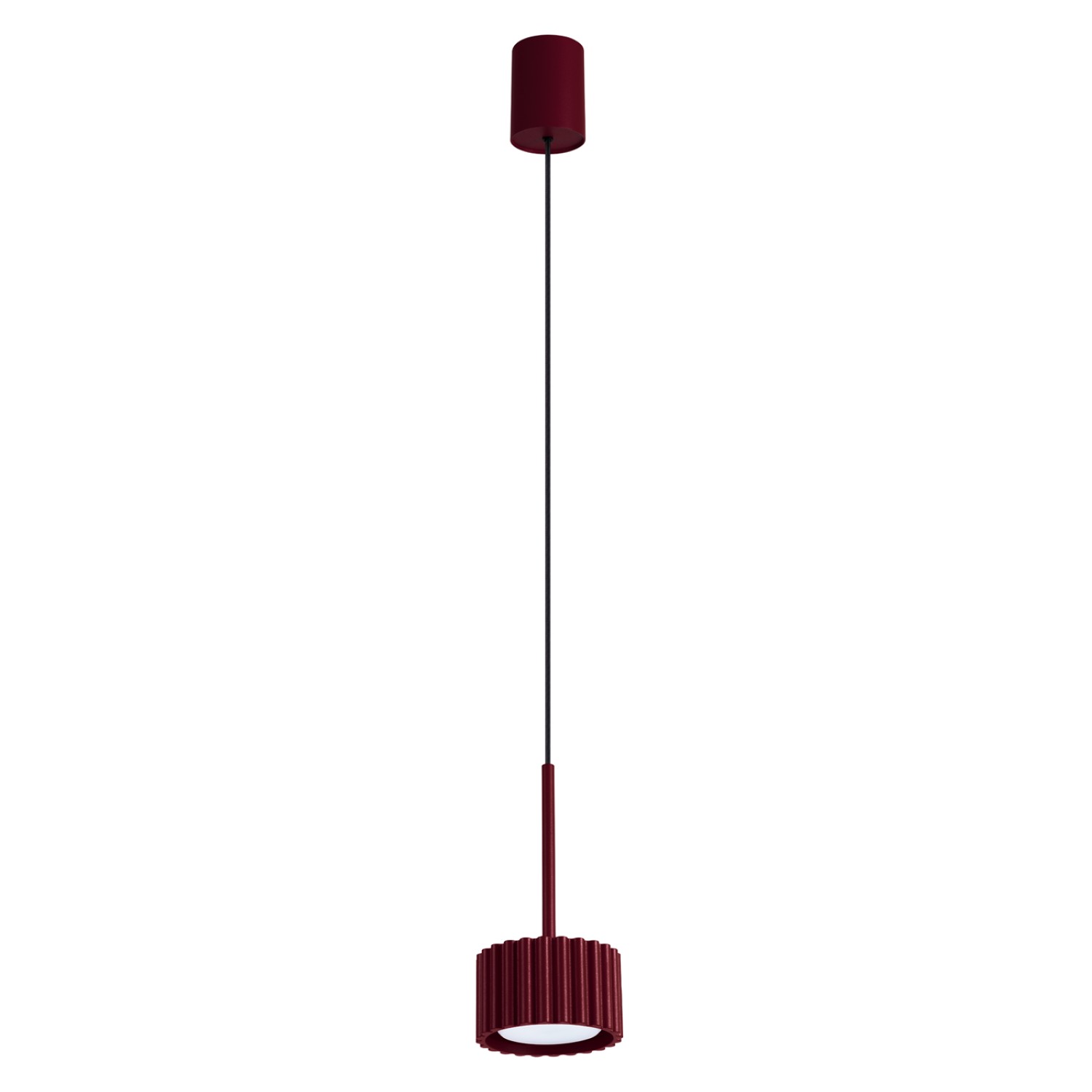 Suspension Aluminium Bordeaux Gx53 1 AURA, EDEN
