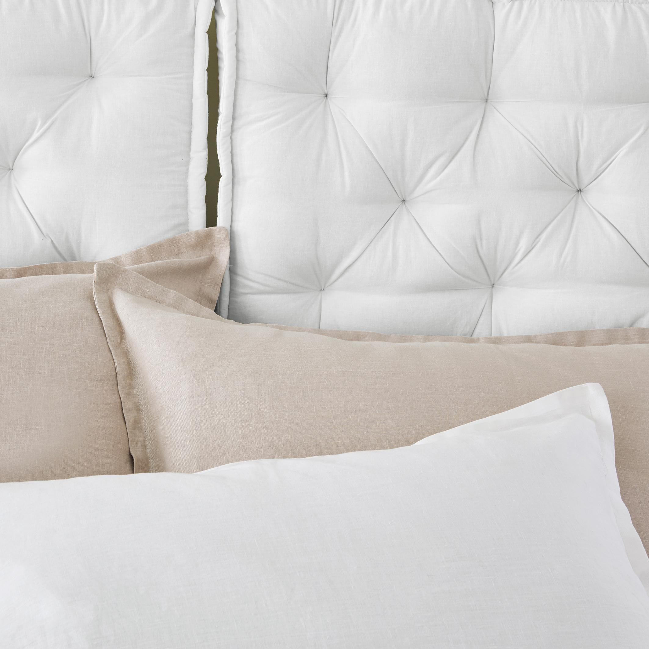 RUYII Large Cotton Cushion Bed Large Pillow Headboard Cushions Sofa Throw  Pillow,WhiteA-140x50x14cm