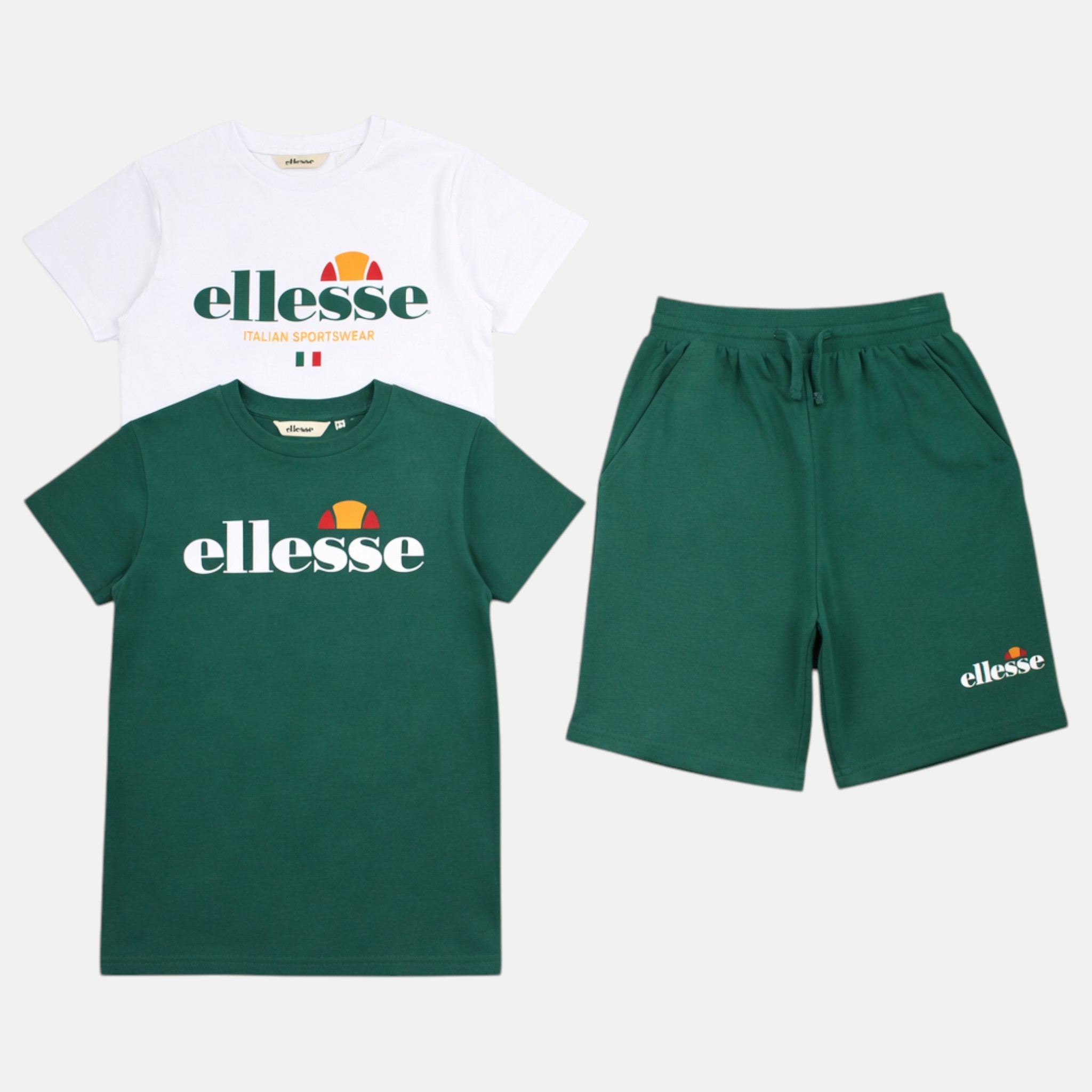 Lot de 2 t-shirts manches courtes et short SUMMER CAMP, ELLESSE