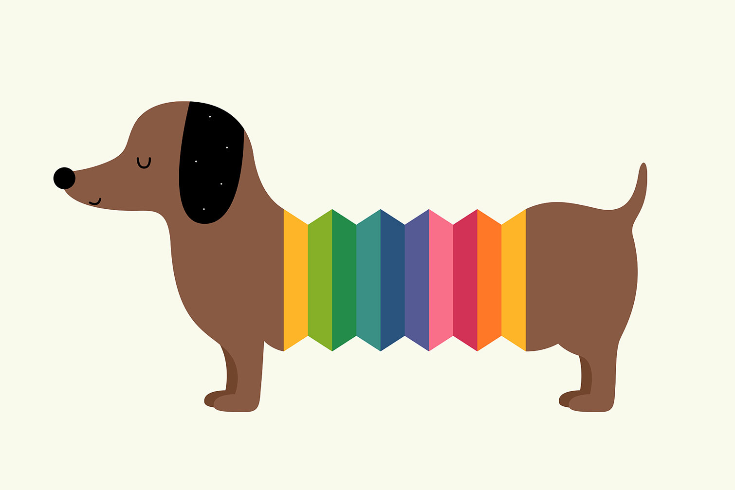 Tableau hot dog rigolo, HEXOA