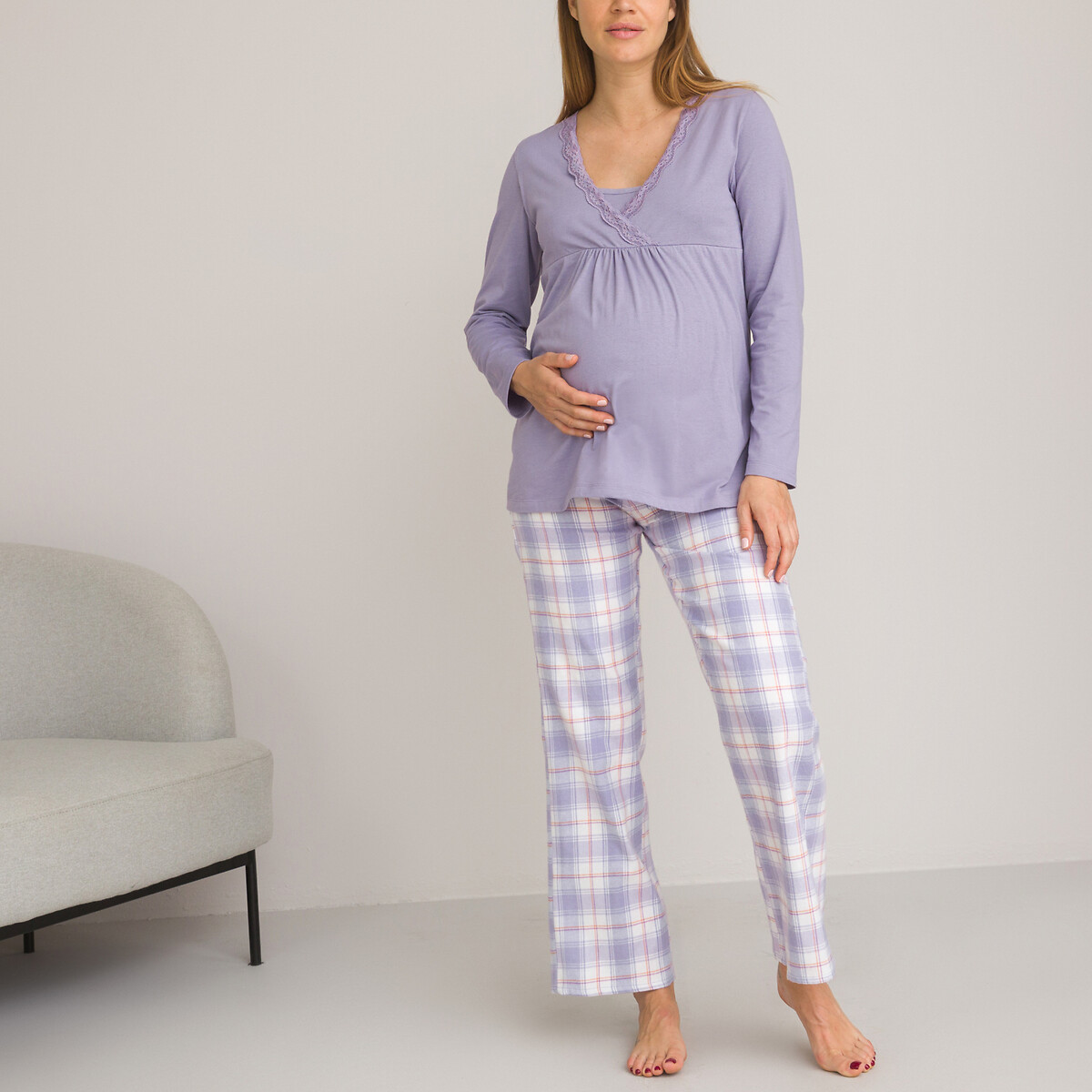 Cotton Maternity/Nursing Pyjamas