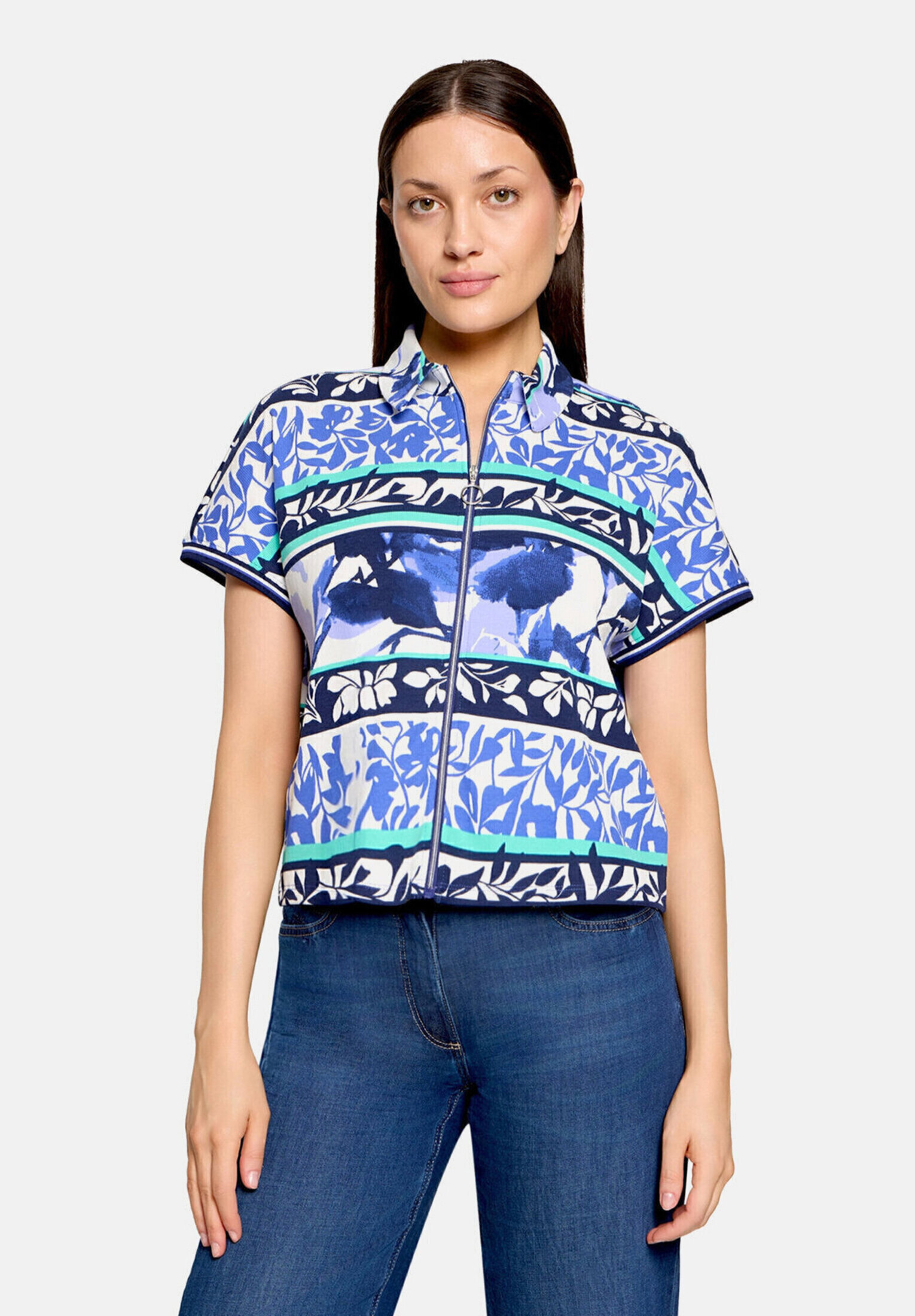 Cardigan façon t-shirt de texture côtelée, BETTY BARCLAY