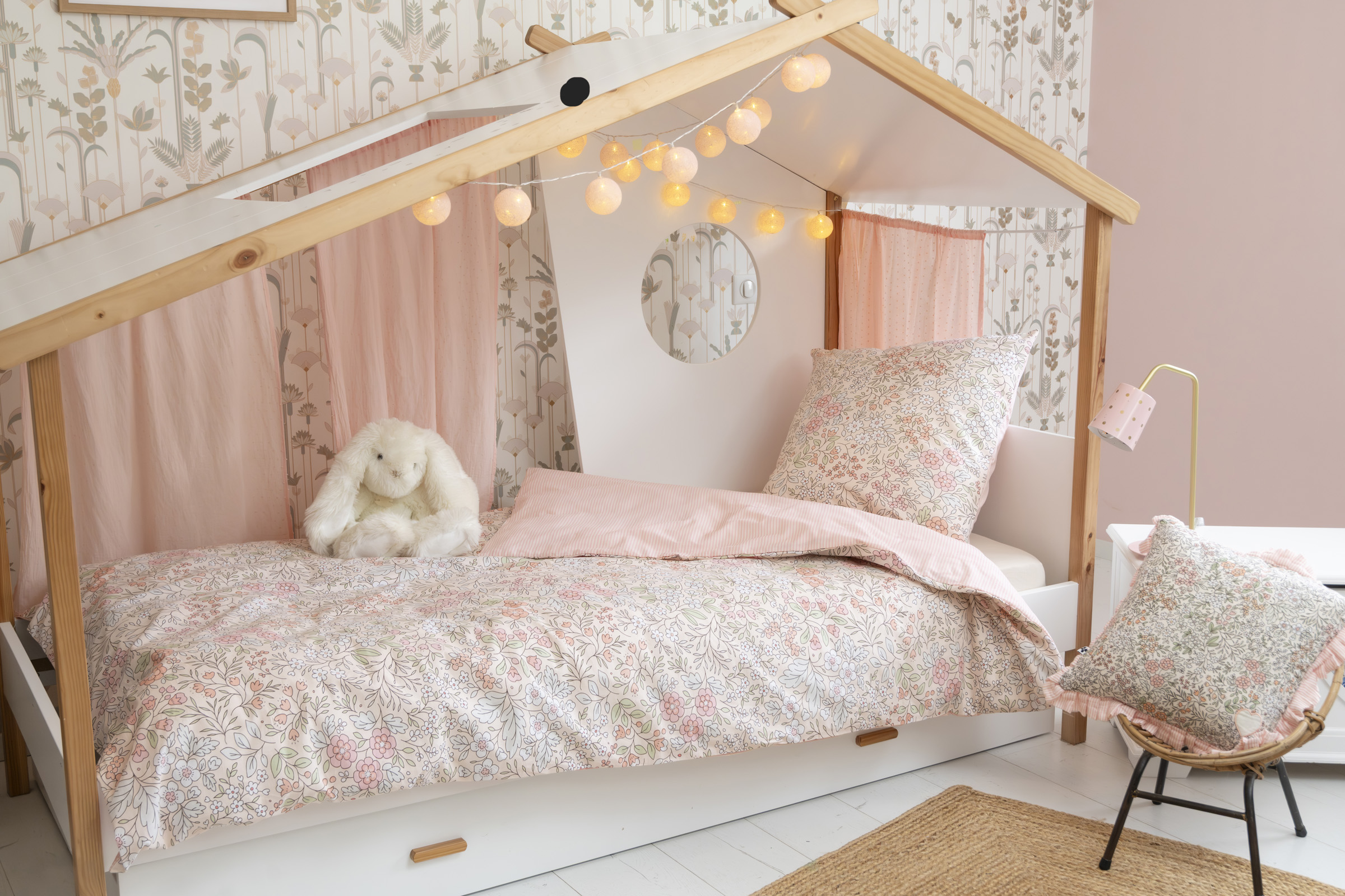 Parure de lit en coton Pimprennelle, EDEN