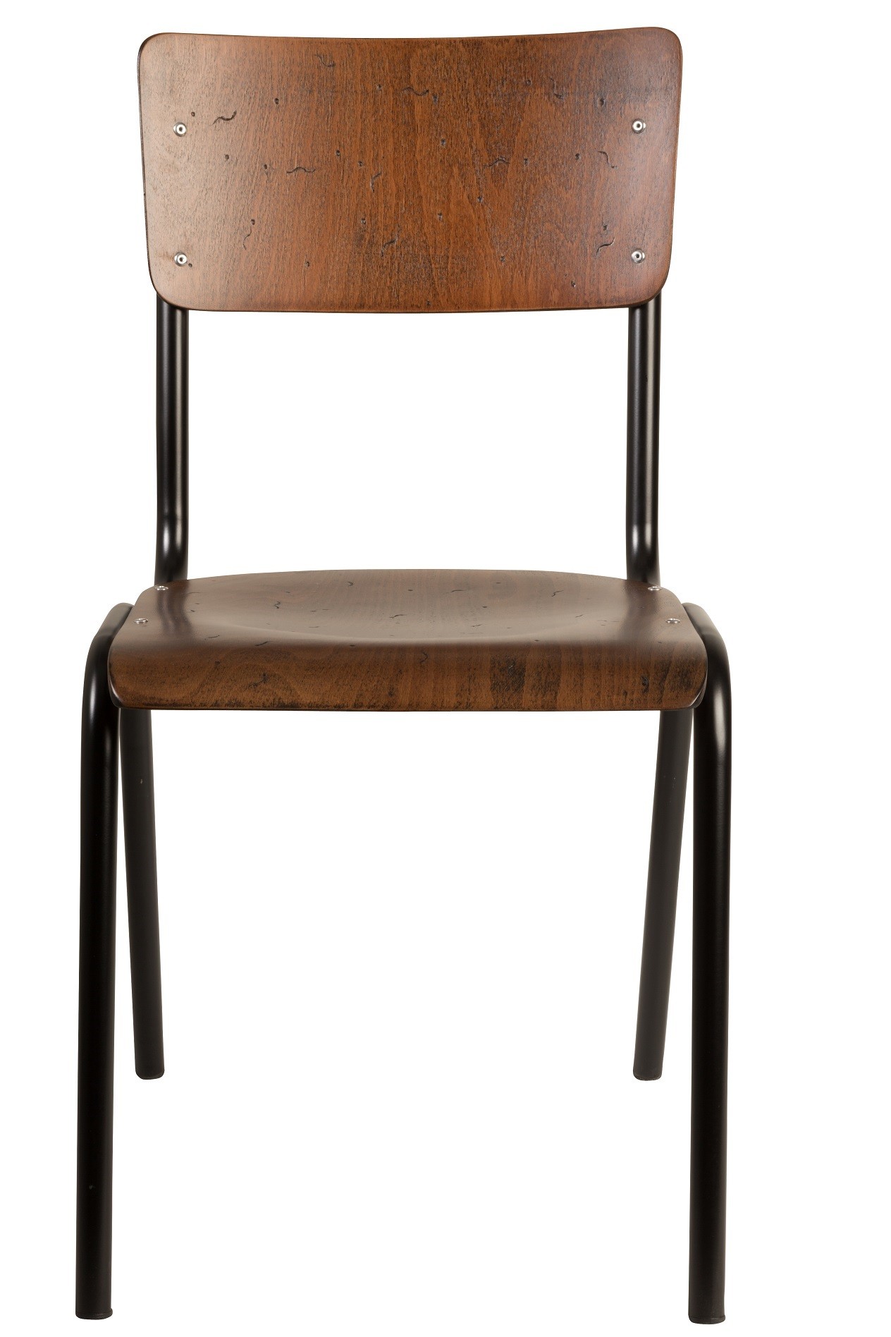 Chaise design empilable en bois, SCUOLA, DUTCHBONE