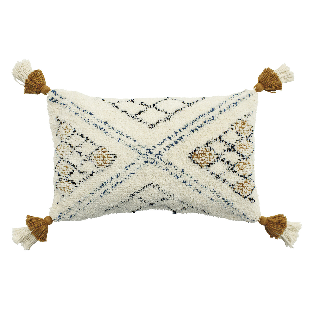 Atlas Cotton Tufted Filled Cushion 30x50cm, FURN.