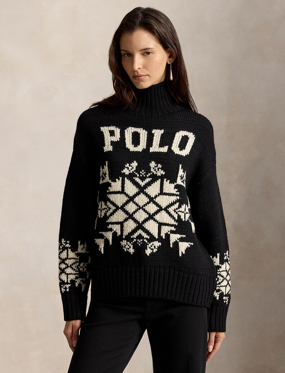 Pull col montant avec étoile des neiges, POLO RALPH LAUREN
