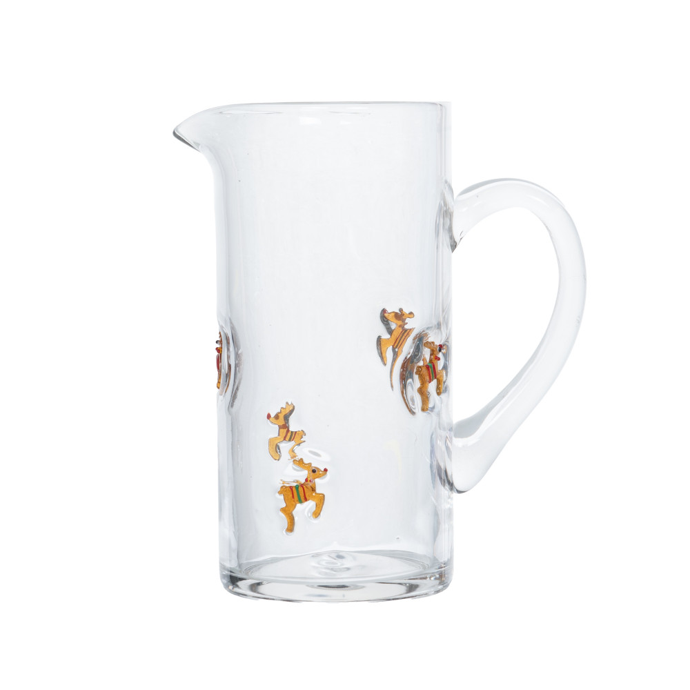 Pichet avec anse rennes noël 1,2L, AMADEUS