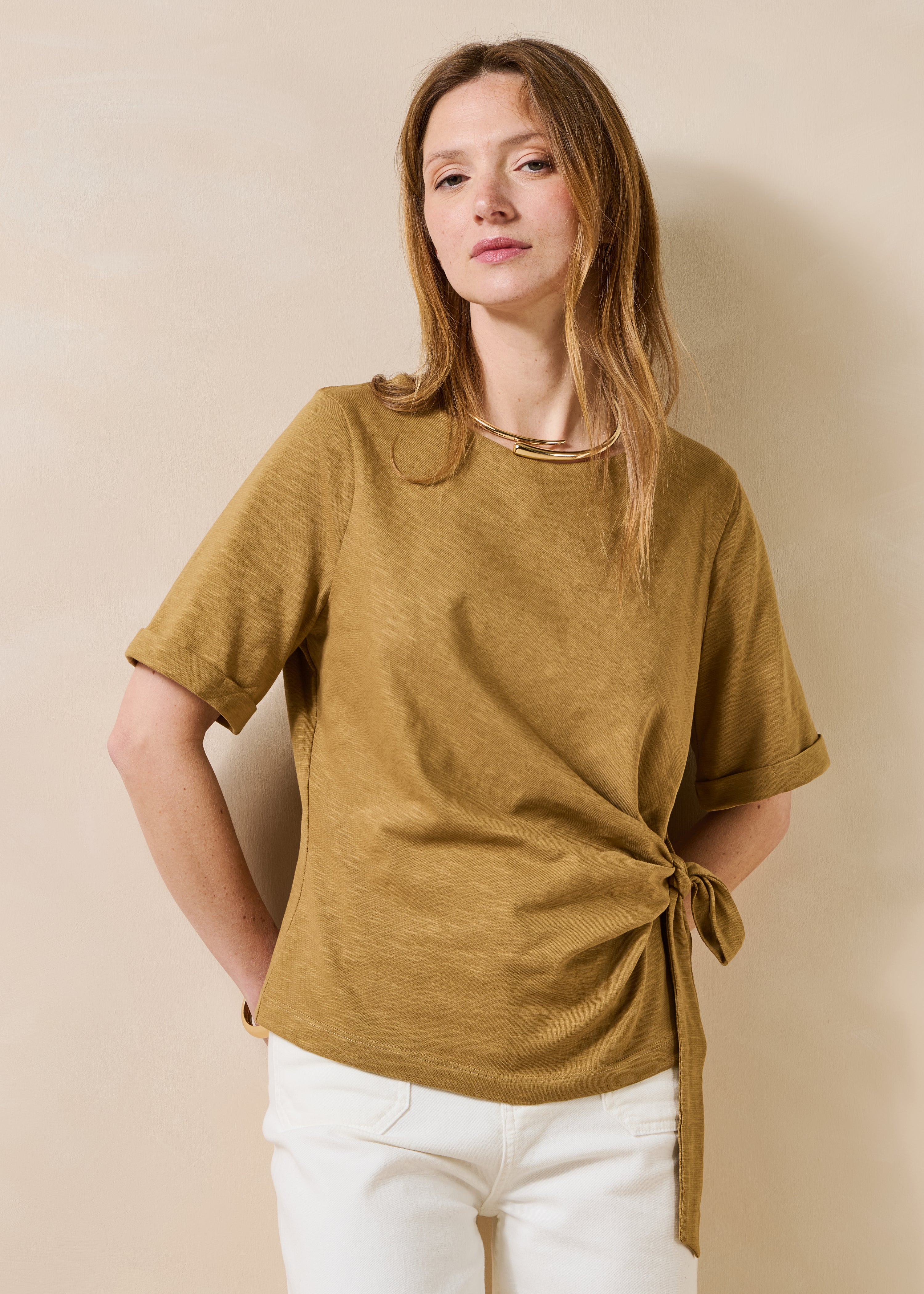 T-shirt manches courtes en coton, LA FEE MARABOUTEE