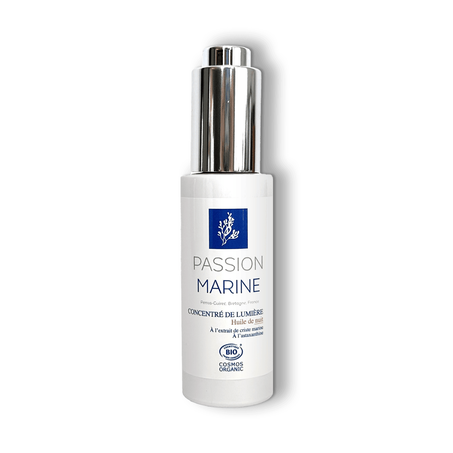 Sérum de nuit concentré de lumière certifié BIO, PASSION MARINE