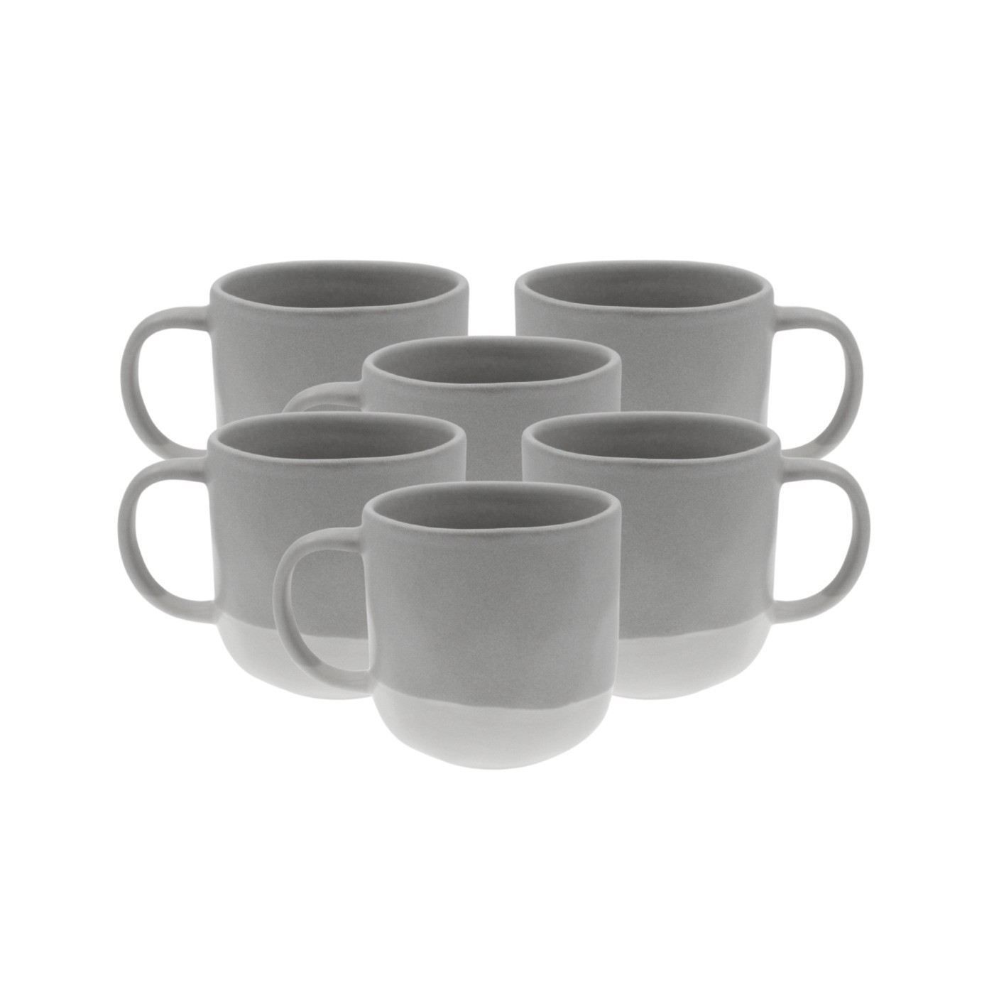 Lot de 6 mugs, TERRE DE SIENNE, ARTIME