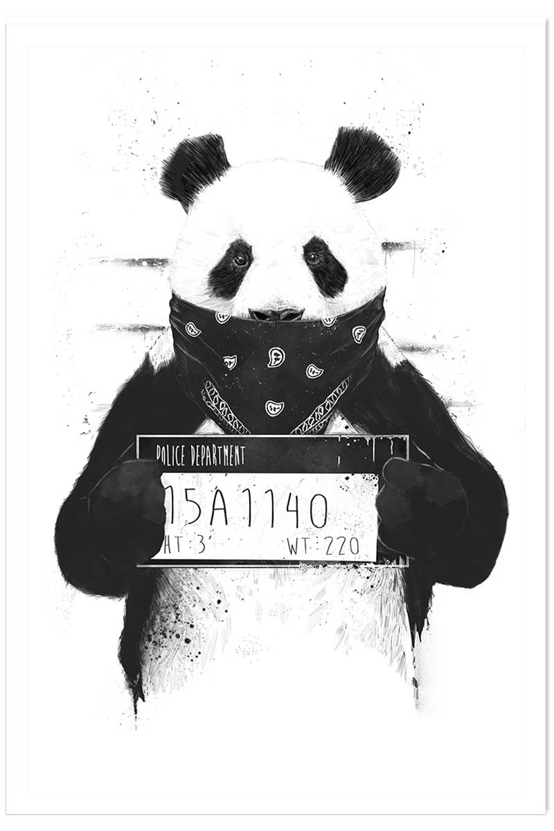 Affiche enfant panda, HEXOA
