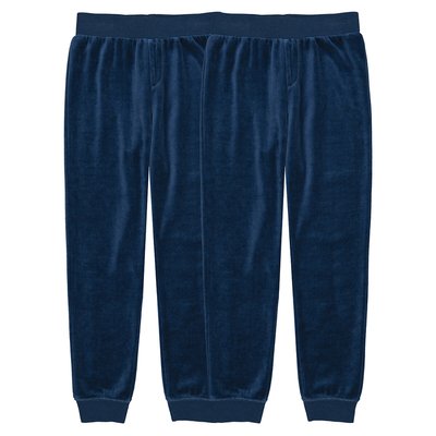 Pack of 2 Pyjama Bottoms in Velour LA REDOUTE COLLECTIONS