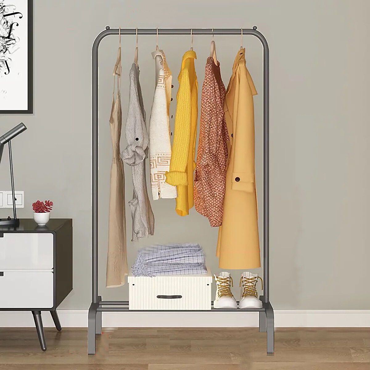 60cm single clothes rail, grey, Our House | La Redoute