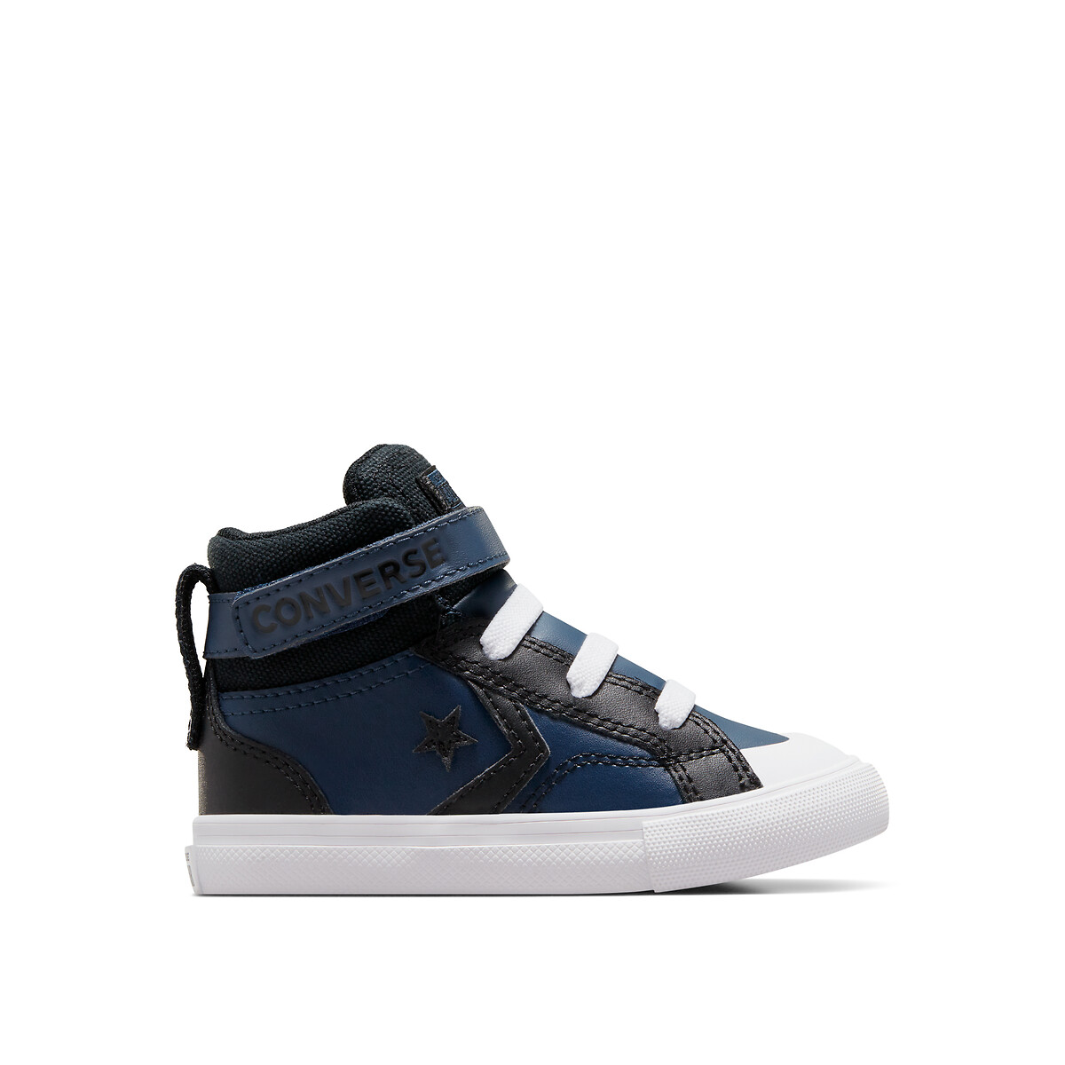 Kids Pro Blaze Strap Sport Remastered Leather High Top Trainers