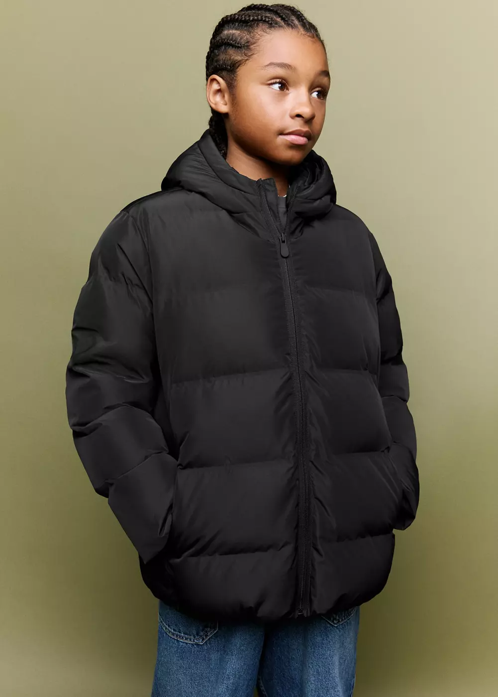 Anorak matelassé à capuche, MANGO KIDS