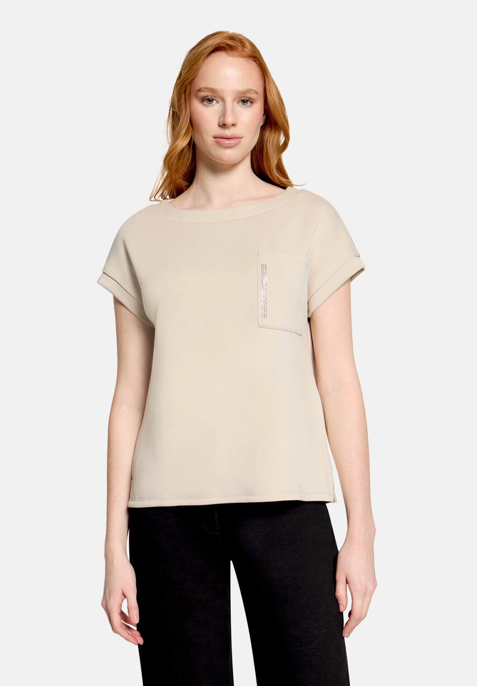Sweat-shirt à fentes d'aisance latérales, BETTY BARCLAY
