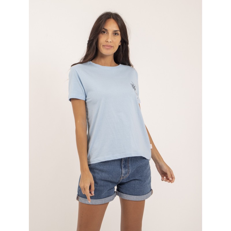 T-shirt Col Rond Pur Coton Fabiana, DONA LISA