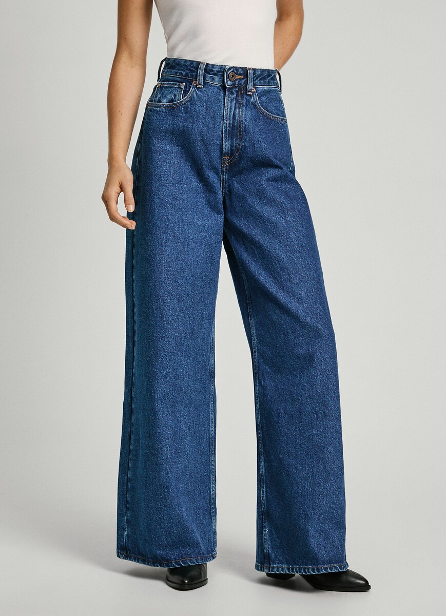 wide leg Pepe Jeans La Redoute