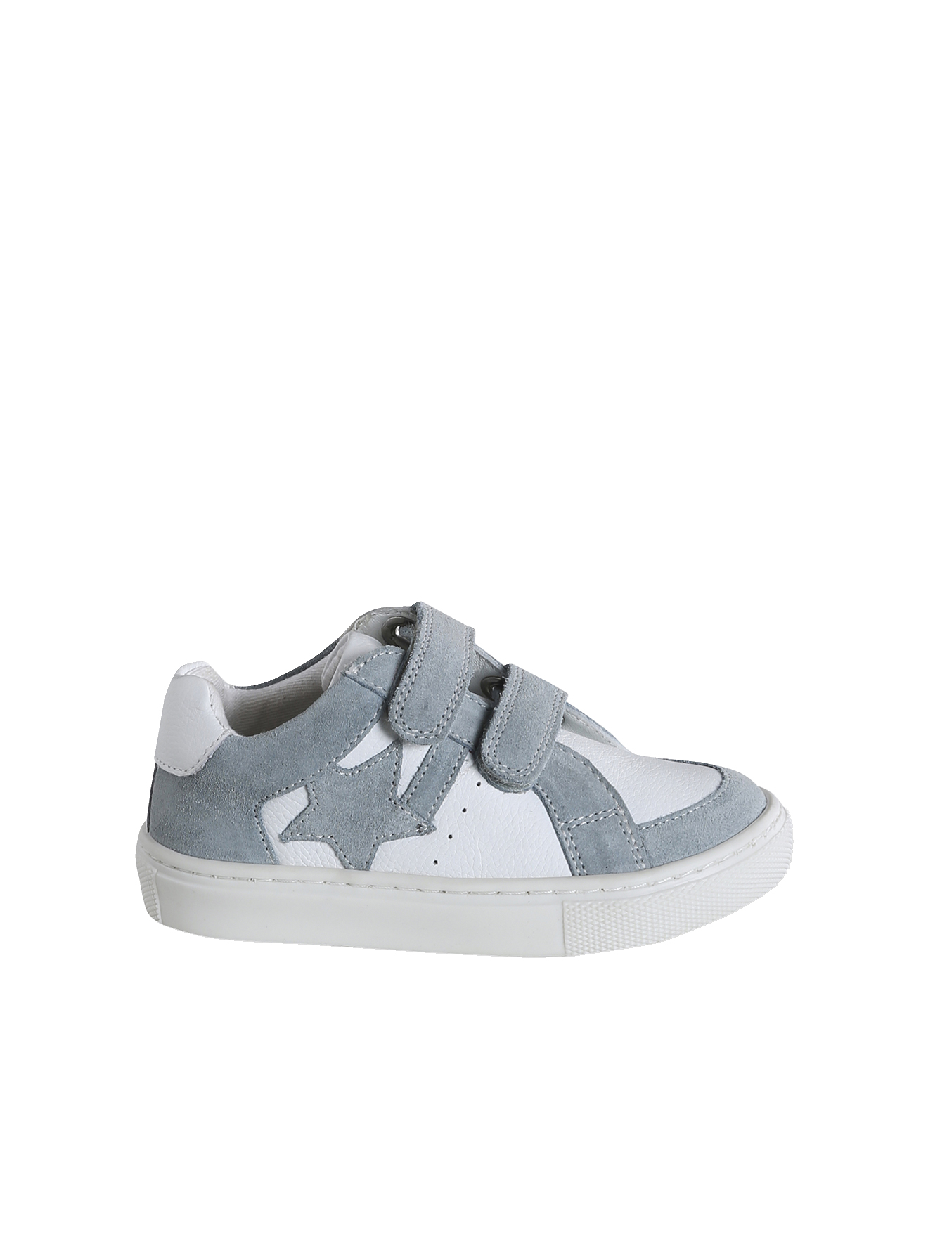 Baskets scratchées cuir collection maternelle, VERTBAUDET