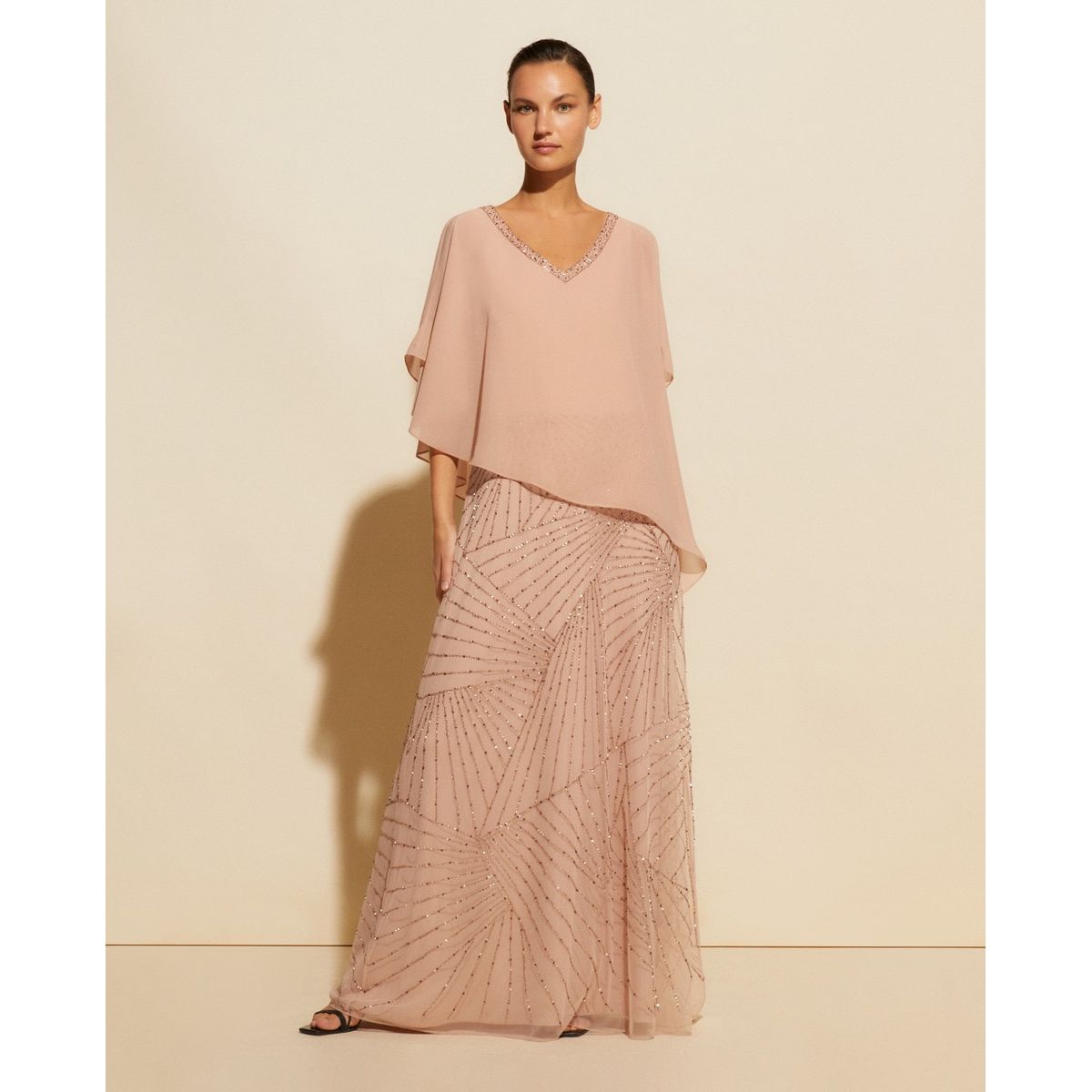 Robe soirée rose hotsell pale