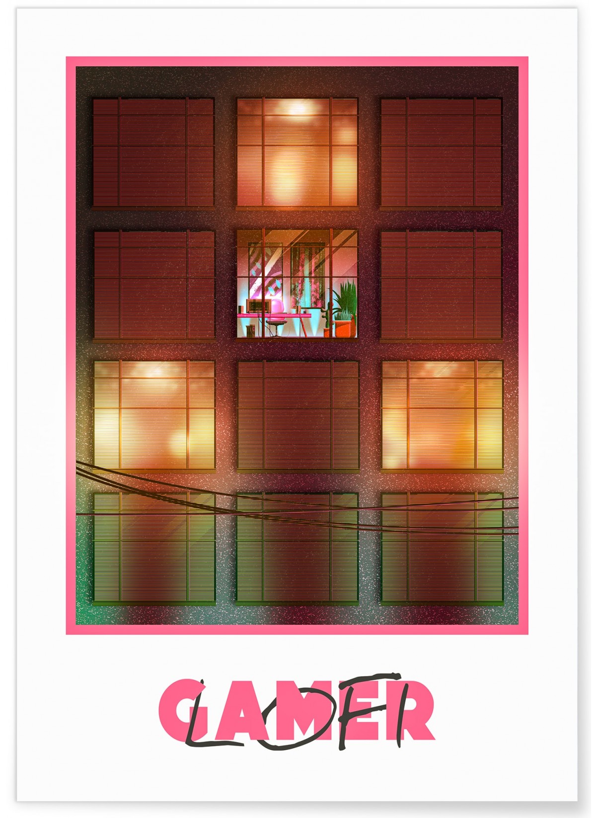 Poster Lofi Gamer, L'AFFICHERIE
