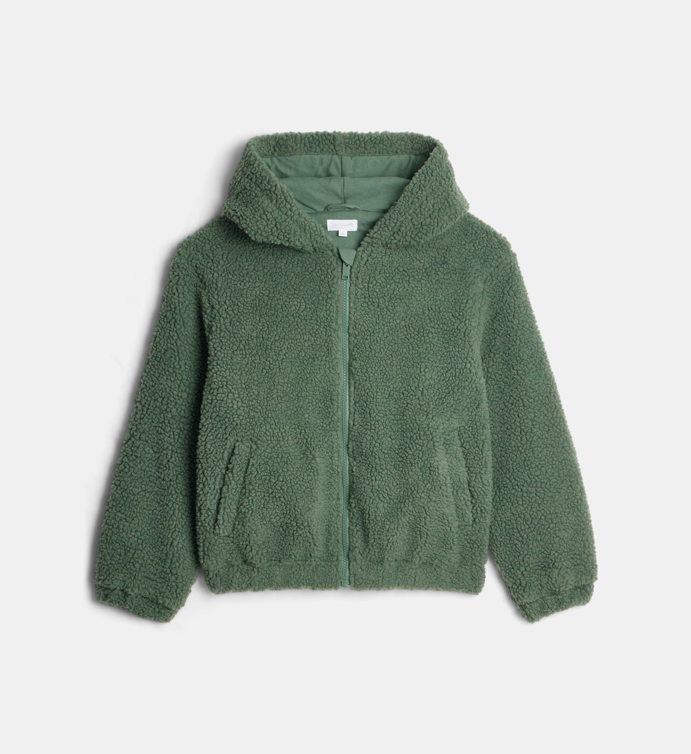 Veste tonio capuche effet sherpa, CADET ROUSSELLE
