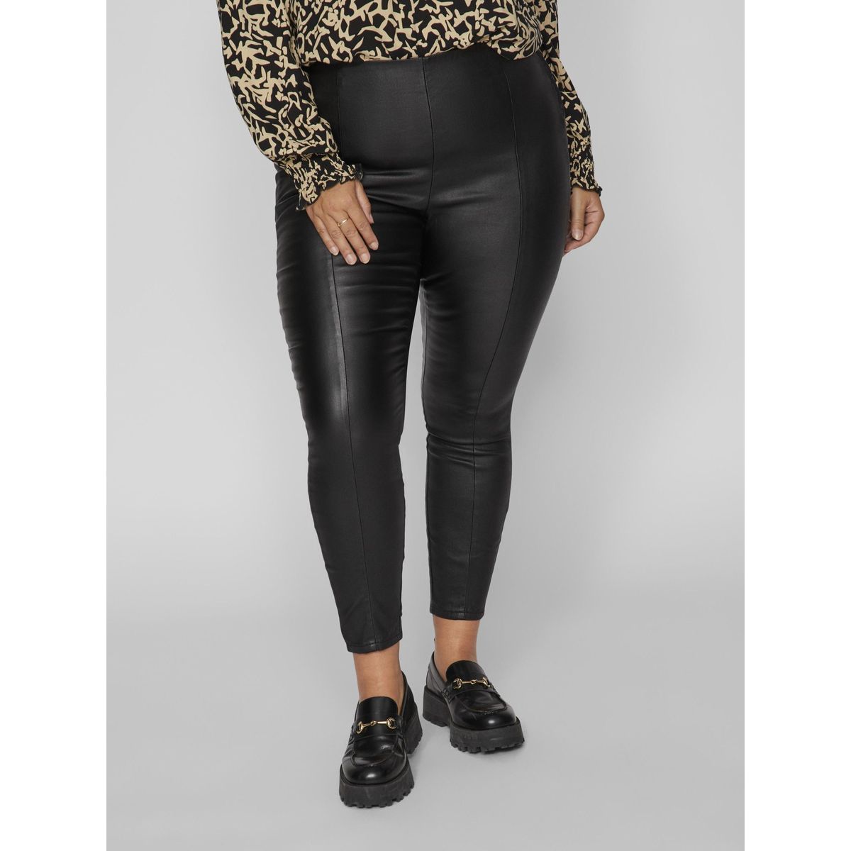 Jegging cheap effet cuir