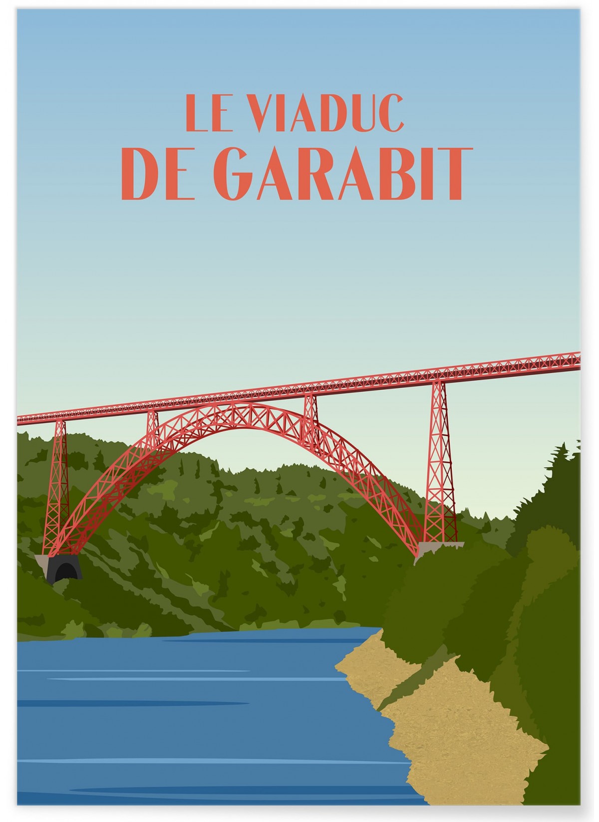 Affiche Le Viaduc de Garabit, L'AFFICHERIE