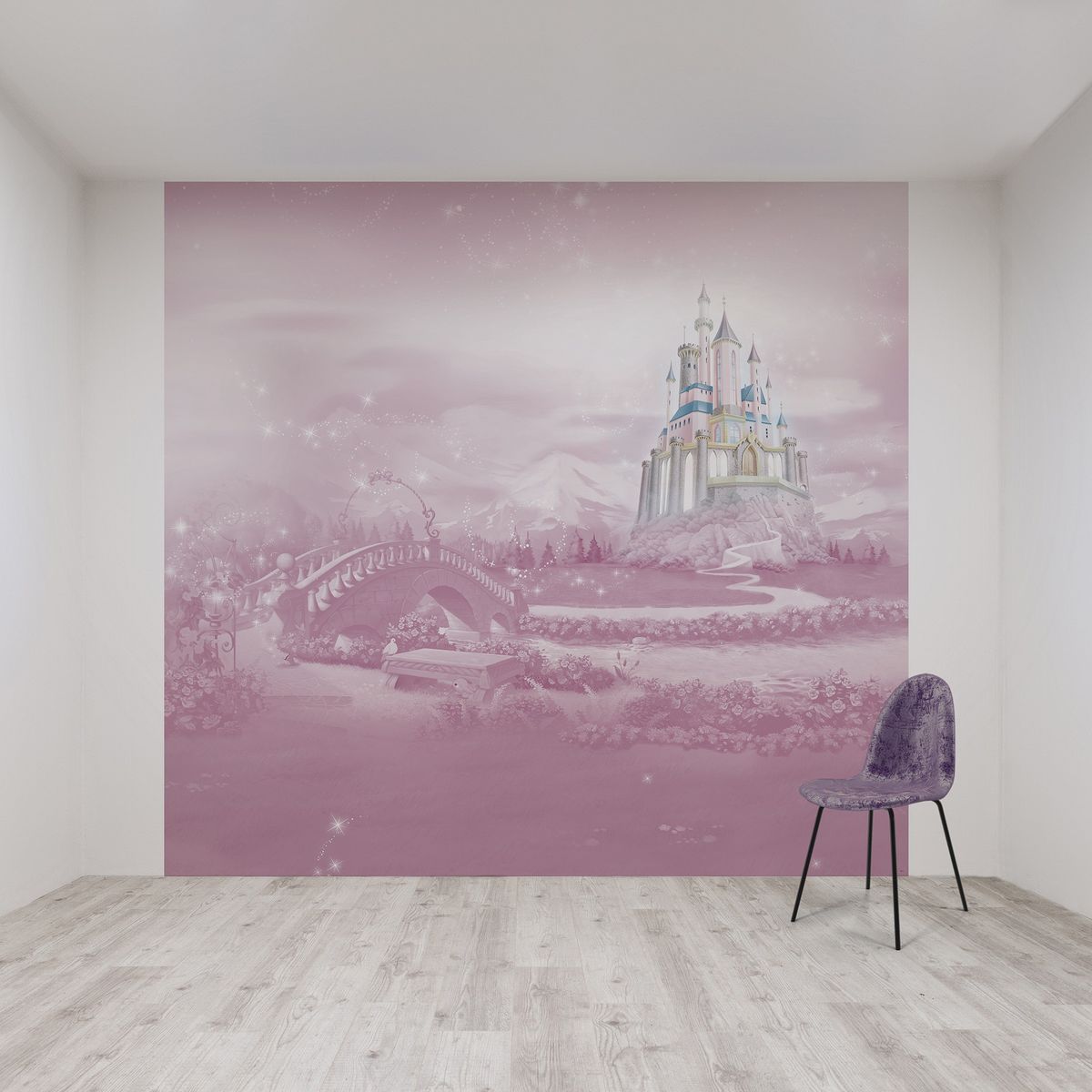 Tableau Château Disney Pink Castle – Ma jolie toile