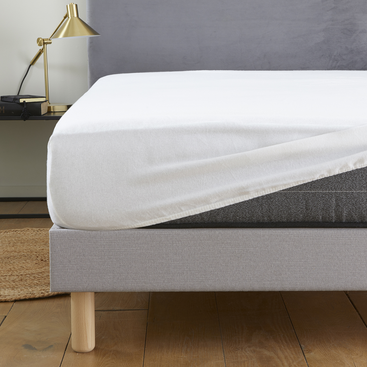 Alèse - Protège Matelas Absorbant - Molleton de Coton Bio, DODO