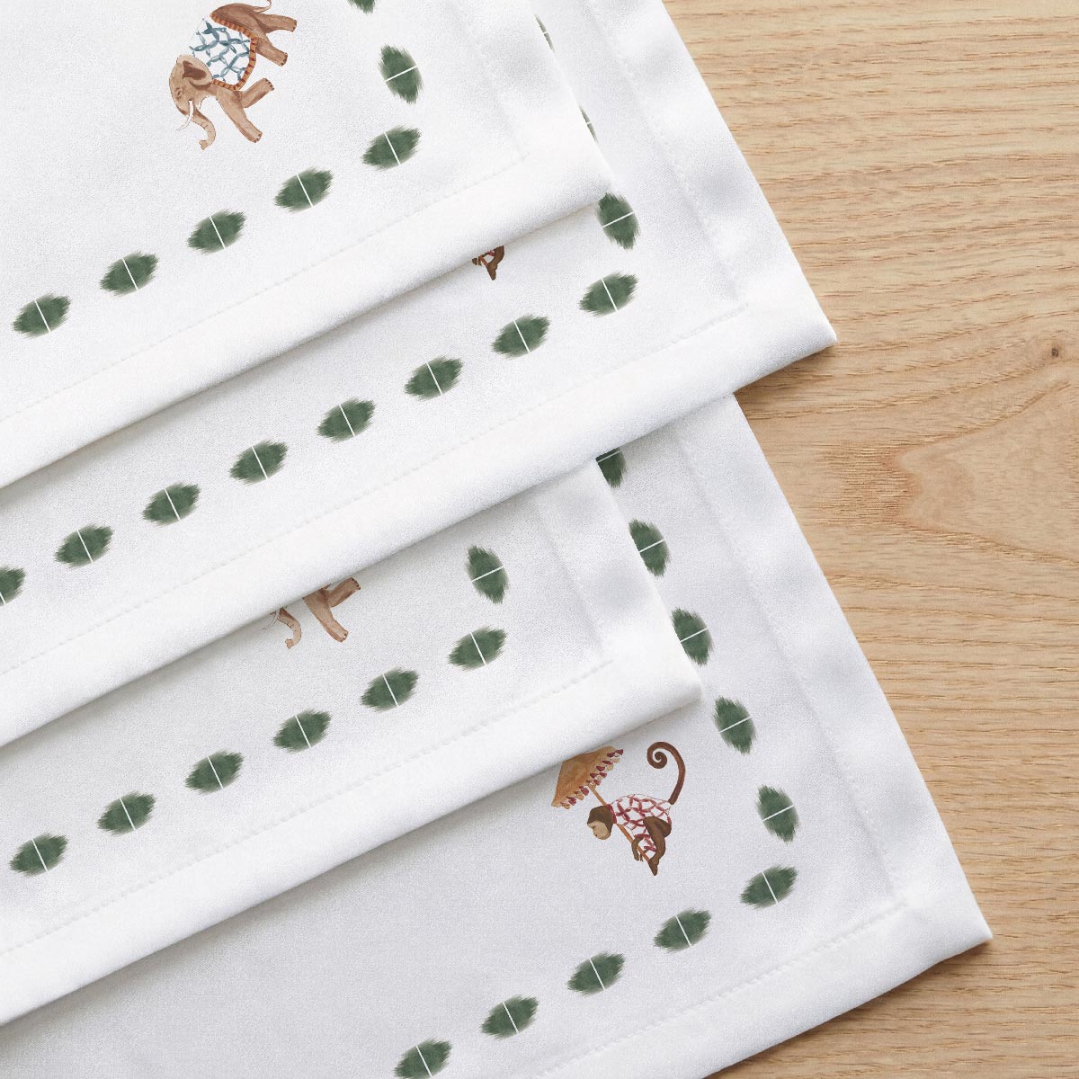 Lot de 4 serviettes en coton 100% Manyara, NAF NAF HOME
